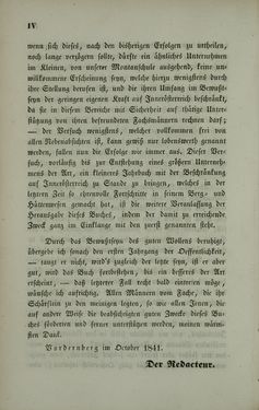 Bild der Seite - IV - in Die steiermärkisch-ständische montanistische Lehranstalt Vordernberg - Ein Jahrbuch für den innerösterreichischen Berg- und Hüttenmann - Ihr inneres Streben und Wirken und die derselben zugewandten Unterstütung von außen