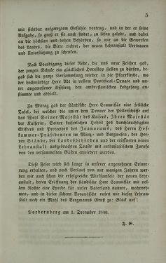 Image of the Page - 5 - in Die steiermärkisch-ständische montanistische Lehranstalt Vordernberg - Ein Jahrbuch für den innerösterreichischen Berg- und Hüttenmann - Ihr inneres Streben und Wirken und die derselben zugewandten Unterstütung von außen