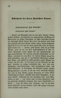 Bild der Seite - 12 - in Die steiermärkisch-ständische montanistische Lehranstalt Vordernberg - Ein Jahrbuch für den innerösterreichischen Berg- und Hüttenmann - Ihr inneres Streben und Wirken und die derselben zugewandten Unterstütung von außen