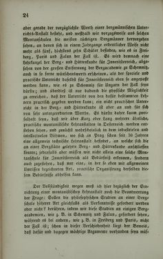 Bild der Seite - 24 - in Die steiermärkisch-ständische montanistische Lehranstalt Vordernberg - Ein Jahrbuch für den innerösterreichischen Berg- und Hüttenmann - Ihr inneres Streben und Wirken und die derselben zugewandten Unterstütung von außen