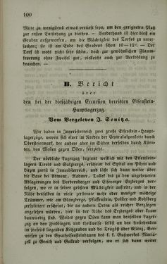 Image of the Page - 100 - in Die steiermärkisch-ständische montanistische Lehranstalt Vordernberg - Ein Jahrbuch für den innerösterreichischen Berg- und Hüttenmann - Ihr inneres Streben und Wirken und die derselben zugewandten Unterstütung von außen