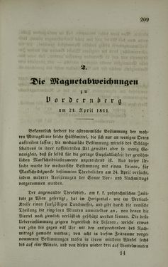 Bild der Seite - 209 - in Die steiermärkisch-ständische montanistische Lehranstalt Vordernberg - Ein Jahrbuch für den innerösterreichischen Berg- und Hüttenmann - Ihr inneres Streben und Wirken und die derselben zugewandten Unterstütung von außen