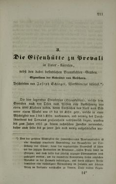Bild der Seite - 211 - in Die steiermärkisch-ständische montanistische Lehranstalt Vordernberg - Ein Jahrbuch für den innerösterreichischen Berg- und Hüttenmann - Ihr inneres Streben und Wirken und die derselben zugewandten Unterstütung von außen