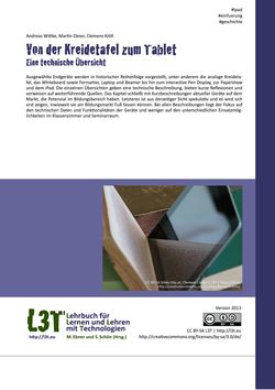 Image of the Page - 27 - in L3T - Lehrbuch für Lernen und Lehren mit Technologien