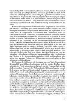 Bild der Seite - 13 - in Lernprozesse über die Lebensspanne - Bildung erforschen, gestalten und nachhaltig fördern