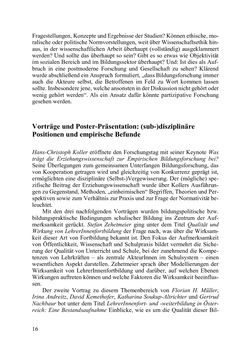 Image of the Page - 16 - in Lernprozesse über die Lebensspanne - Bildung erforschen, gestalten und nachhaltig fördern