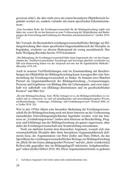 Image of the Page - 24 - in Lernprozesse über die Lebensspanne - Bildung erforschen, gestalten und nachhaltig fördern