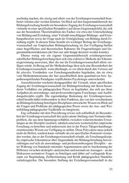 Image of the Page - 33 - in Lernprozesse über die Lebensspanne - Bildung erforschen, gestalten und nachhaltig fördern