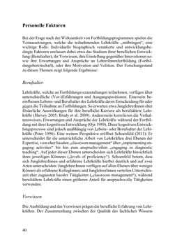 Bild der Seite - 40 - in Lernprozesse über die Lebensspanne - Bildung erforschen, gestalten und nachhaltig fördern