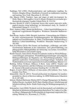 Bild der Seite - 51 - in Lernprozesse über die Lebensspanne - Bildung erforschen, gestalten und nachhaltig fördern