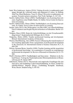 Bild der Seite - 52 - in Lernprozesse über die Lebensspanne - Bildung erforschen, gestalten und nachhaltig fördern