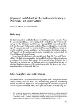 Bild der Seite - 53 - in Lernprozesse über die Lebensspanne - Bildung erforschen, gestalten und nachhaltig fördern
