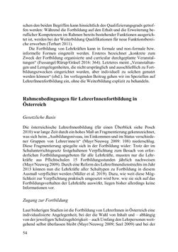 Image of the Page - 54 - in Lernprozesse über die Lebensspanne - Bildung erforschen, gestalten und nachhaltig fördern