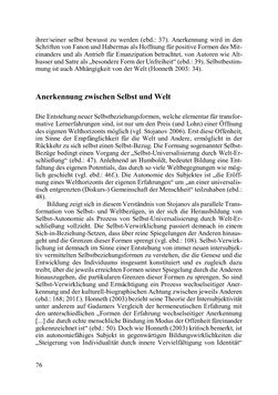 Bild der Seite - 76 - in Lernprozesse über die Lebensspanne - Bildung erforschen, gestalten und nachhaltig fördern