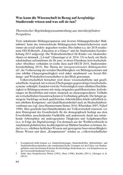 Image of the Page - 84 - in Lernprozesse über die Lebensspanne - Bildung erforschen, gestalten und nachhaltig fördern