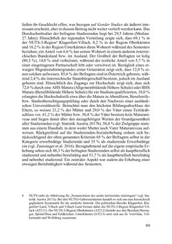 Image of the Page - 89 - in Lernprozesse über die Lebensspanne - Bildung erforschen, gestalten und nachhaltig fördern