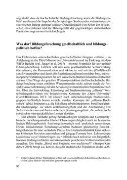 Bild der Seite - 92 - in Lernprozesse über die Lebensspanne - Bildung erforschen, gestalten und nachhaltig fördern