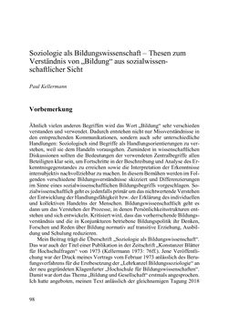 Bild der Seite - 98 - in Lernprozesse über die Lebensspanne - Bildung erforschen, gestalten und nachhaltig fördern