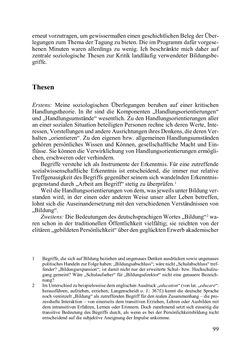 Bild der Seite - 99 - in Lernprozesse über die Lebensspanne - Bildung erforschen, gestalten und nachhaltig fördern