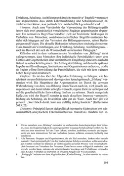 Bild der Seite - 101 - in Lernprozesse über die Lebensspanne - Bildung erforschen, gestalten und nachhaltig fördern