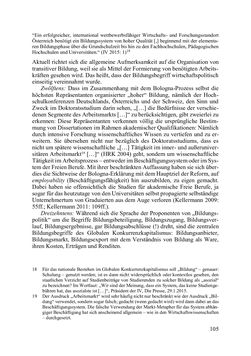 Image of the Page - 105 - in Lernprozesse über die Lebensspanne - Bildung erforschen, gestalten und nachhaltig fördern