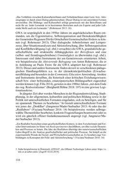 Image of the Page - 116 - in Lernprozesse über die Lebensspanne - Bildung erforschen, gestalten und nachhaltig fördern