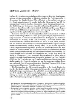 Image of the Page - 118 - in Lernprozesse über die Lebensspanne - Bildung erforschen, gestalten und nachhaltig fördern