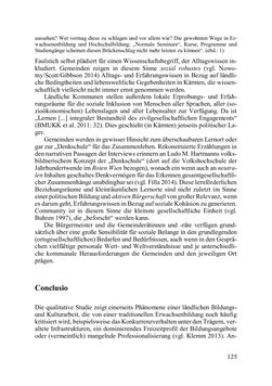 Image of the Page - 125 - in Lernprozesse über die Lebensspanne - Bildung erforschen, gestalten und nachhaltig fördern