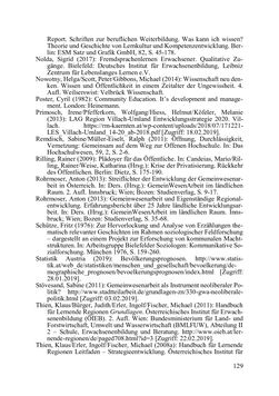 Image of the Page - 129 - in Lernprozesse über die Lebensspanne - Bildung erforschen, gestalten und nachhaltig fördern