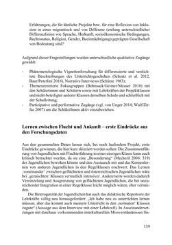 Image of the Page - 139 - in Lernprozesse über die Lebensspanne - Bildung erforschen, gestalten und nachhaltig fördern