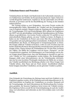 Image of the Page - 157 - in Lernprozesse über die Lebensspanne - Bildung erforschen, gestalten und nachhaltig fördern