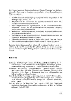 Image of the Page - 175 - in Lernprozesse über die Lebensspanne - Bildung erforschen, gestalten und nachhaltig fördern