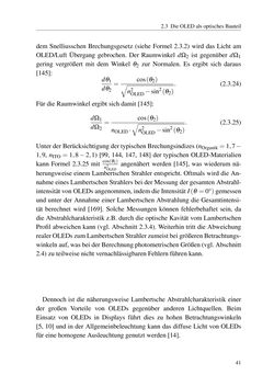 Bild der Seite - 41 - in Technologien für das Lichtmanagement in organischen Leuchtdioden