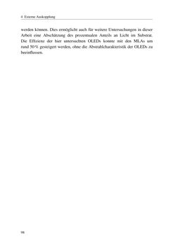 Image of the Page - 98 - in Technologien für das Lichtmanagement in organischen Leuchtdioden