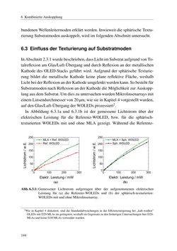 Image of the Page - 144 - in Technologien für das Lichtmanagement in organischen Leuchtdioden