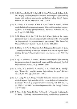 Image of the Page - 195 - in Technologien für das Lichtmanagement in organischen Leuchtdioden
