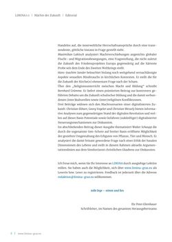 Bild der Seite - 8 - in Limina - Grazer theologische Perspektiven, Band 1:1
