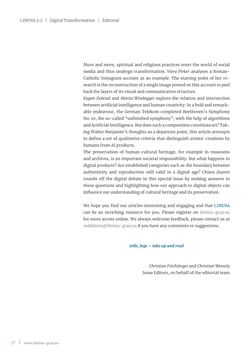 Bild der Seite - 17 - in Limina - Grazer theologische Perspektiven, Band 3:2