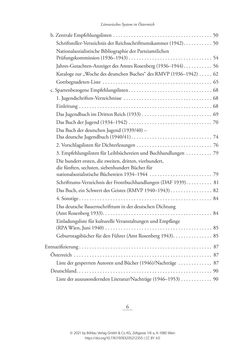 Bild der Seite - (000006) - in Literarisches System in Österreich 1933/1938–1945 - Zensur und Förderung – Literarische Vereine – Anthologien