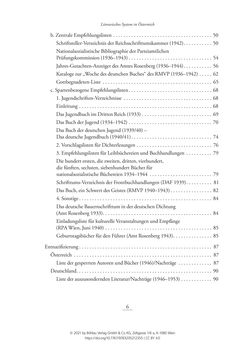 Image of the Page - (000006) - in Literarisches System in Österreich 1933/1938–1945 - Zensur und Förderung – Literarische Vereine – Anthologien