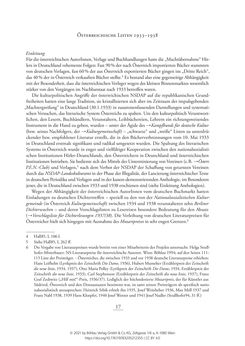 Image of the Page - 17 - in Literarisches System in Österreich 1933/1938–1945 - Zensur und Förderung – Literarische Vereine – Anthologien