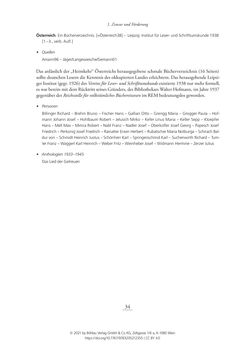 Bild der Seite - 34 - in Literarisches System in Österreich 1933/1938–1945 - Zensur und Förderung – Literarische Vereine – Anthologien