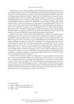 Image of the Page - 37 - in Literarisches System in Österreich 1933/1938–1945 - Zensur und Förderung – Literarische Vereine – Anthologien