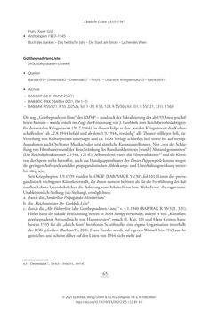Image of the Page - 65 - in Literarisches System in Österreich 1933/1938–1945 - Zensur und Förderung – Literarische Vereine – Anthologien