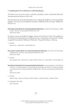 Bild der Seite - 79 - in Literarisches System in Österreich 1933/1938–1945 - Zensur und Förderung – Literarische Vereine – Anthologien