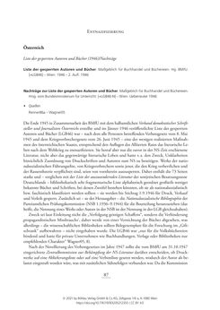 Bild der Seite - 87 - in Literarisches System in Österreich 1933/1938–1945 - Zensur und Förderung – Literarische Vereine – Anthologien