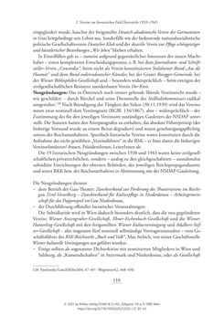 Bild der Seite - 110 - in Literarisches System in Österreich 1933/1938–1945 - Zensur und Förderung – Literarische Vereine – Anthologien