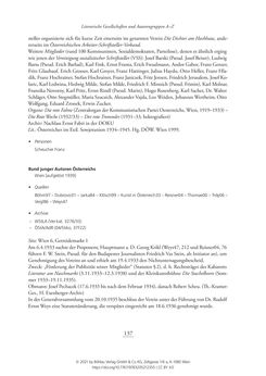 Bild der Seite - 137 - in Literarisches System in Österreich 1933/1938–1945 - Zensur und Förderung – Literarische Vereine – Anthologien
