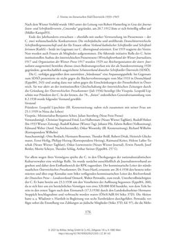 Image of the Page - 176 - in Literarisches System in Österreich 1933/1938–1945 - Zensur und Förderung – Literarische Vereine – Anthologien