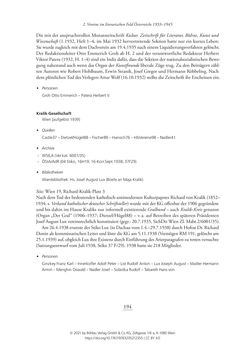 Bild der Seite - 194 - in Literarisches System in Österreich 1933/1938–1945 - Zensur und Förderung – Literarische Vereine – Anthologien